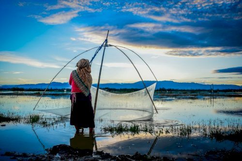 Traditional style of fishing